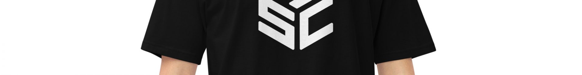 Men’s premium heavyweight tee – ASC logo front & text on back